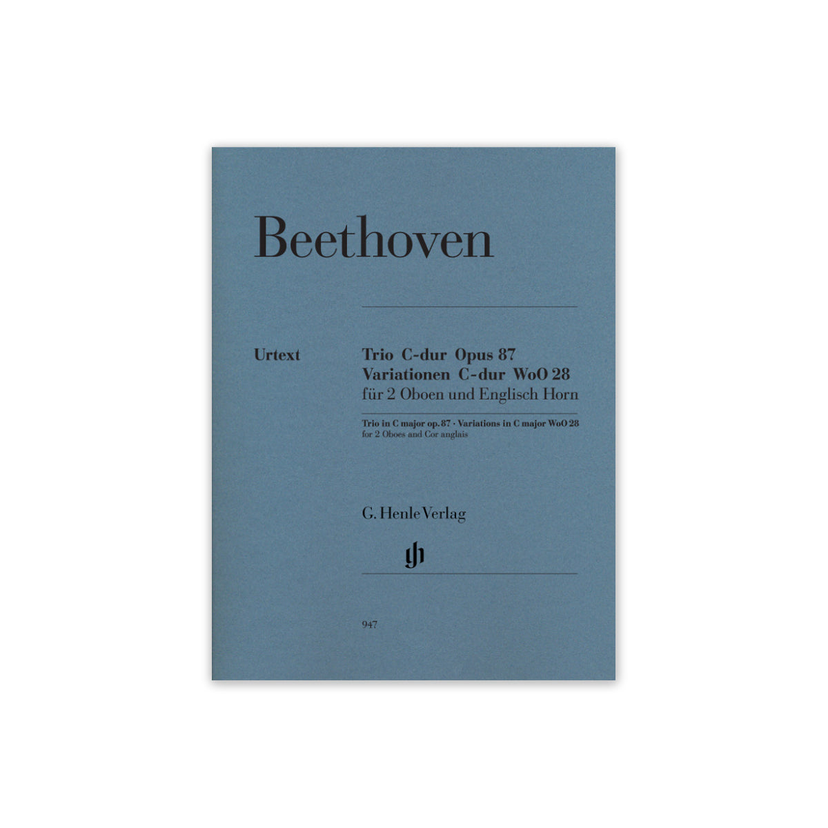 Beethoven, Ludwig van Trio C-Dur op.87 und