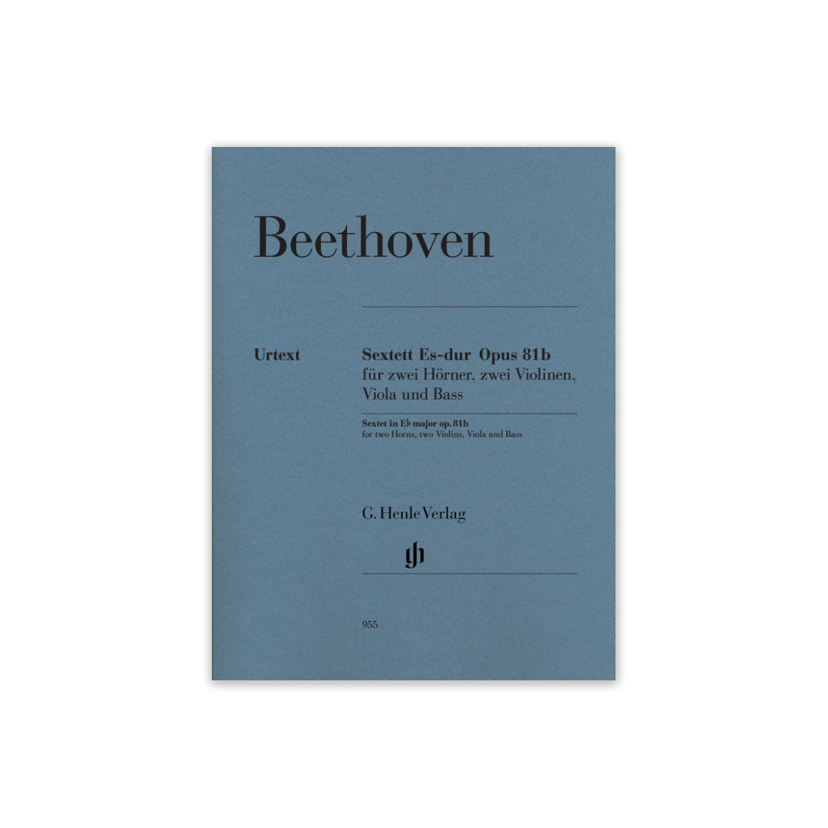 Beethoven, Ludwig van Sextett Es-Dur op.81b f