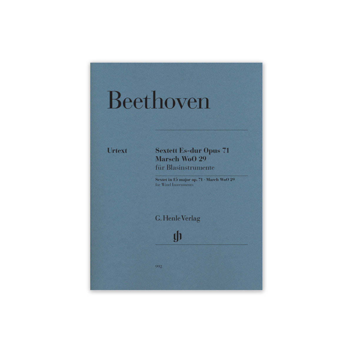 Beethoven, Ludwig van Sextett Es-Dur op.71 u