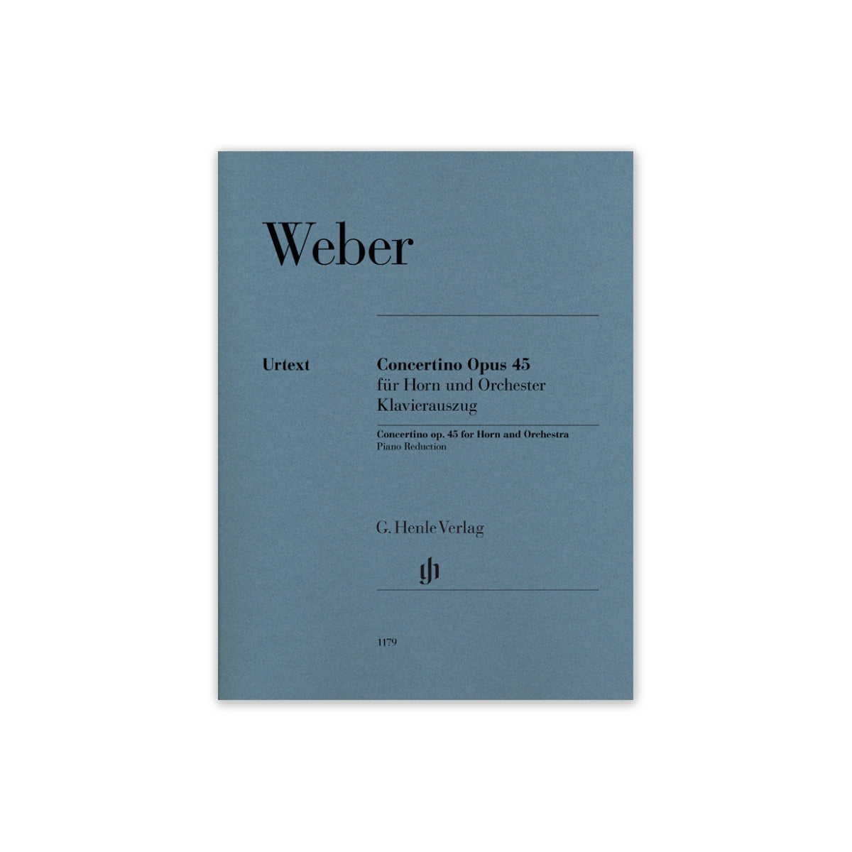 Weber, Carl Maria von Concertino op.45 für Ho
