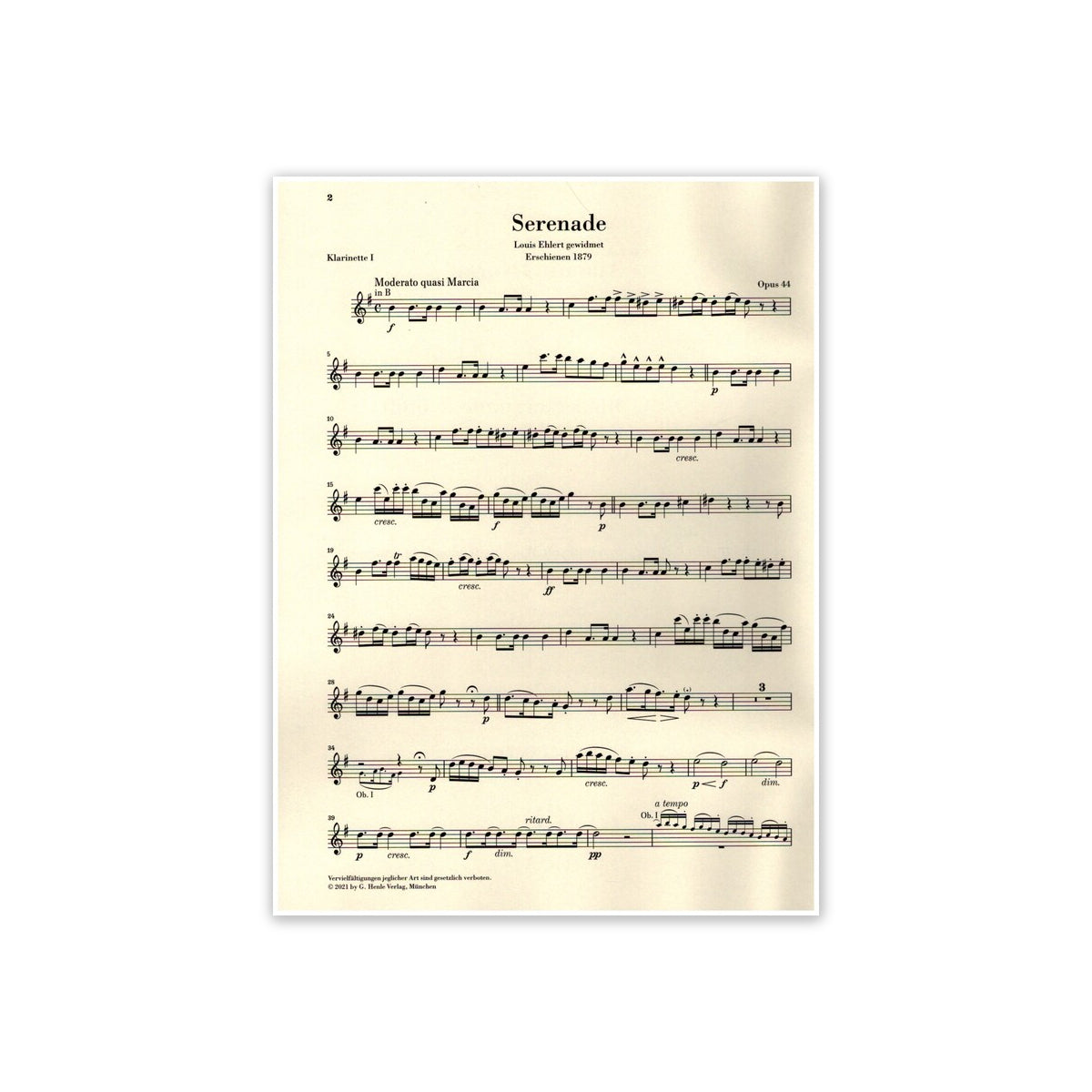 Dvorak, Antonin Leopold Serenade d-Moll op.44