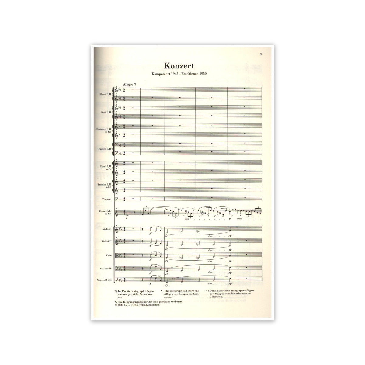 Strauss, Richard Konzert Es-Dur Nr.2 für Horn-51739