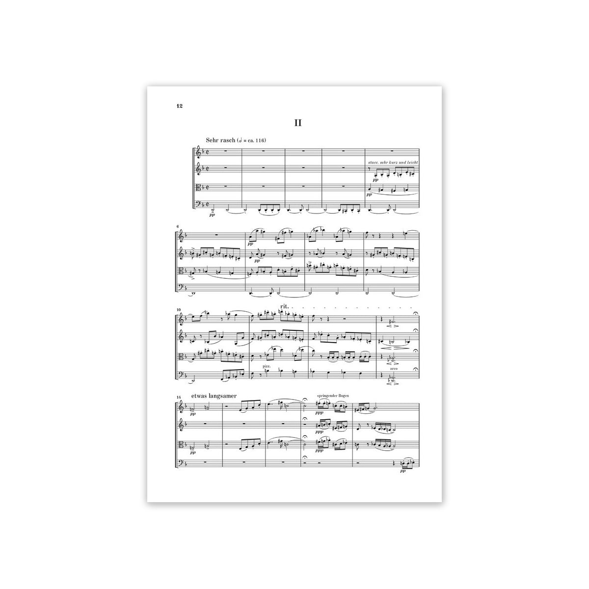 Schönberg, Arnold Streichquartett Nr.2 op.10-51741