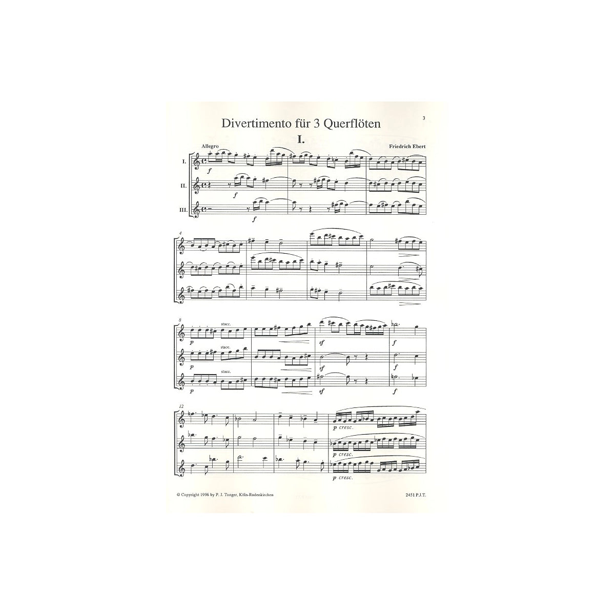 Ebert, Divertimento