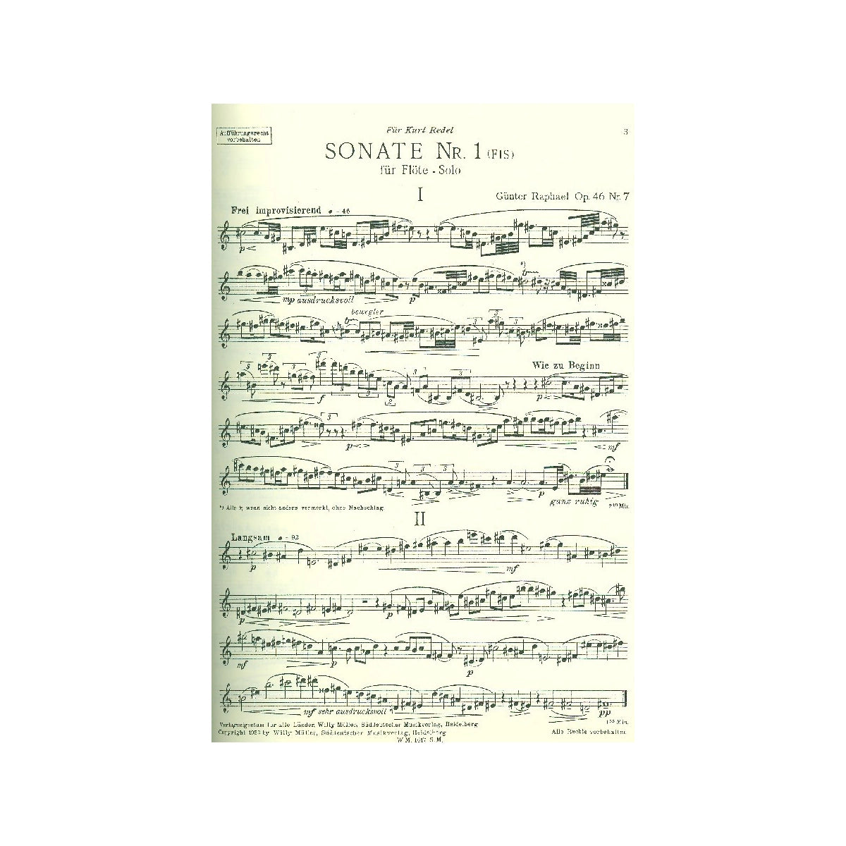 Raphael, Solosonaten op.46 7/8 View 2