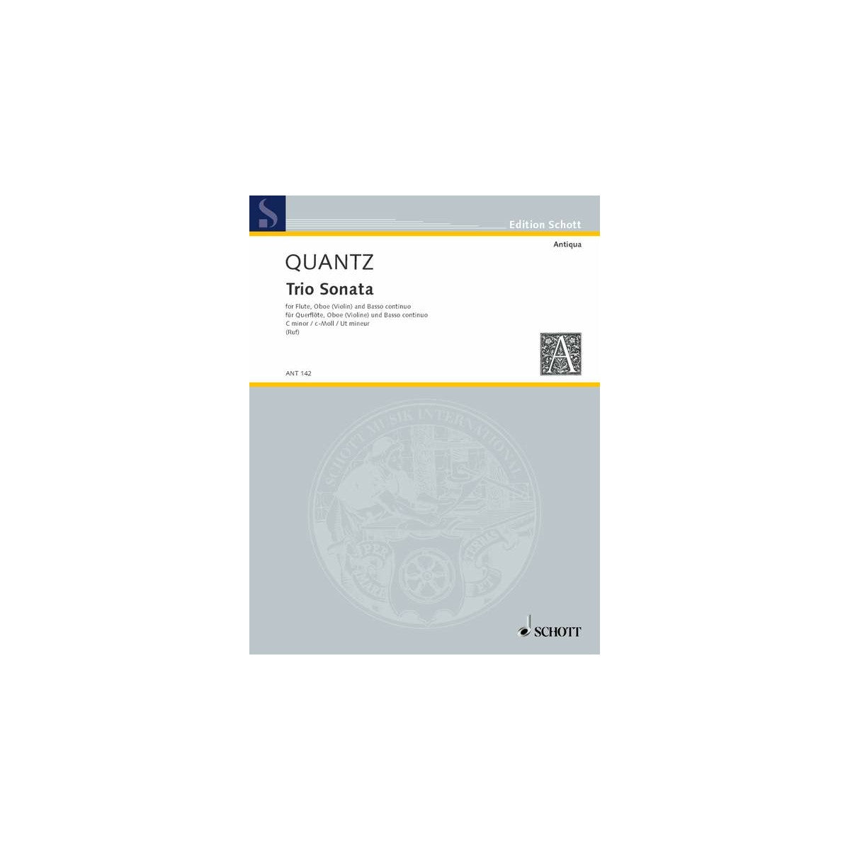 Quantz, Triosonate c-Moll - Fl.,Ob.,Bc. View 1