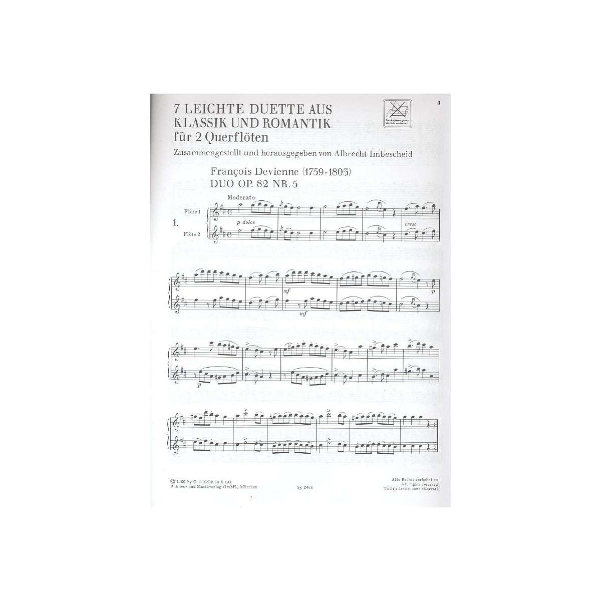 Sieben leichte Duette View 2