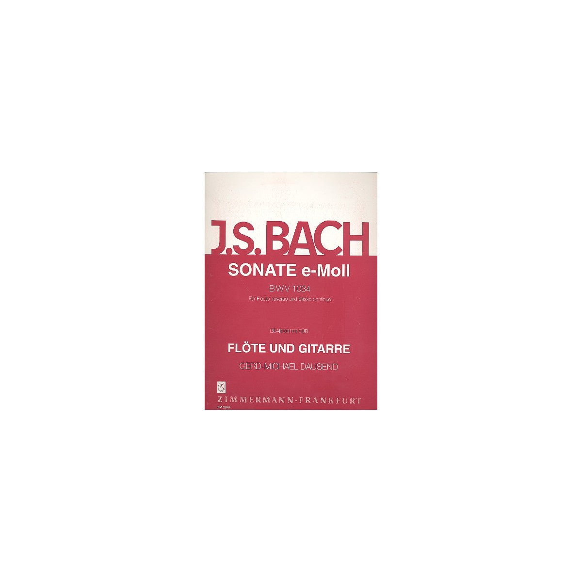 Bach, Sonate e-Moll BWV 1034 View 2