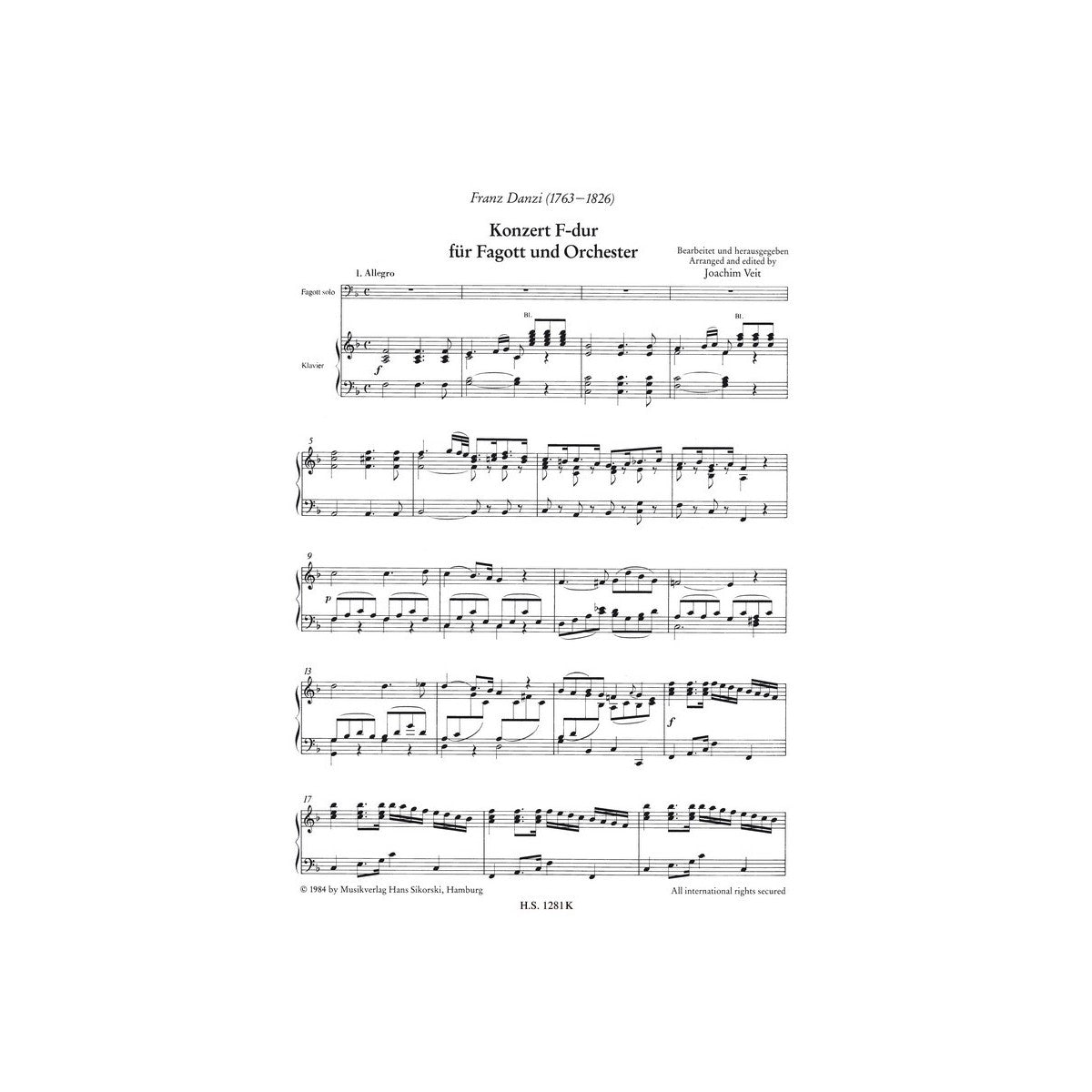 Danzi, Konzert F-Dur View 2