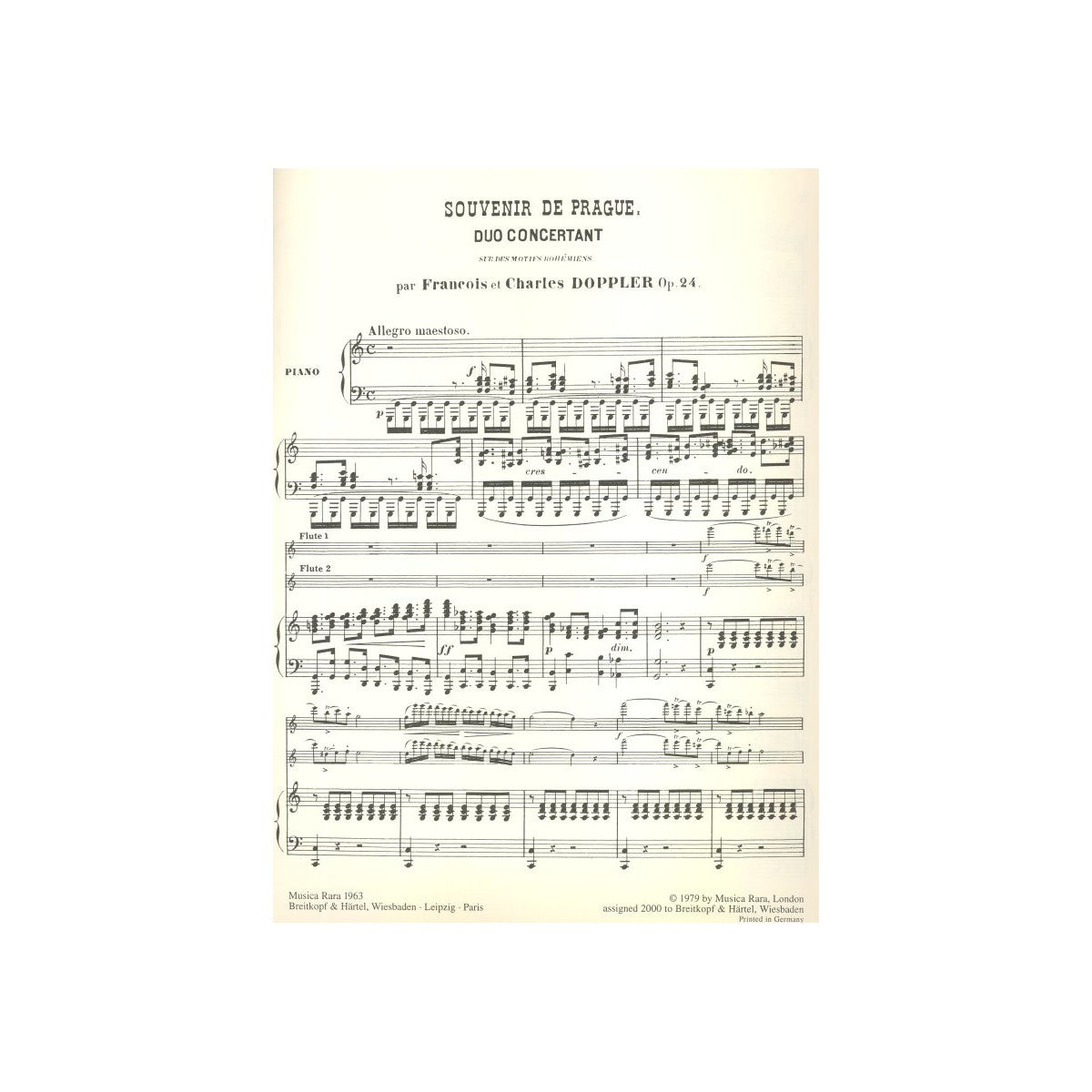 Doppler, Souvenir de Prague op.24 View 1