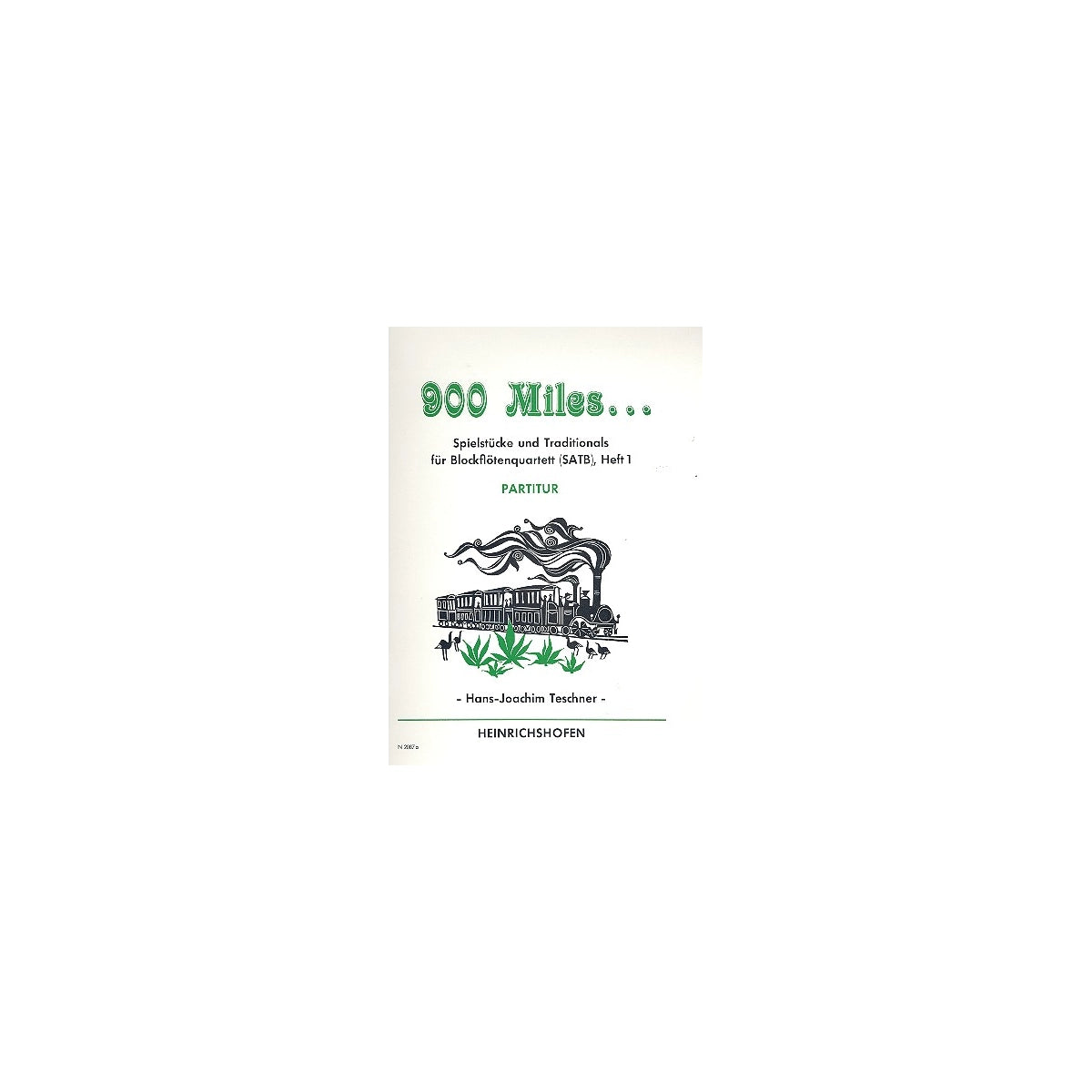 Teschner, 900 Miles 1 - Partitur