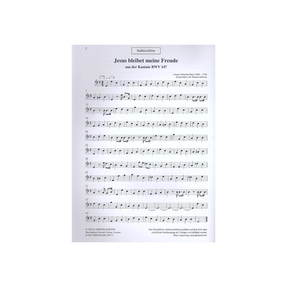 Bach, Jesus bleibet meine Freude