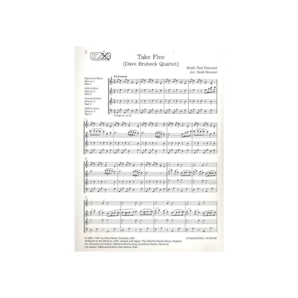 Take five/ Harry Lime View 2