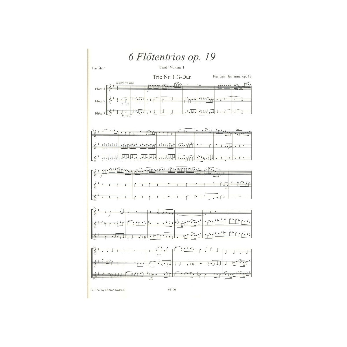 Devienne, 6 Flötentrios op.19/1-3 View 2