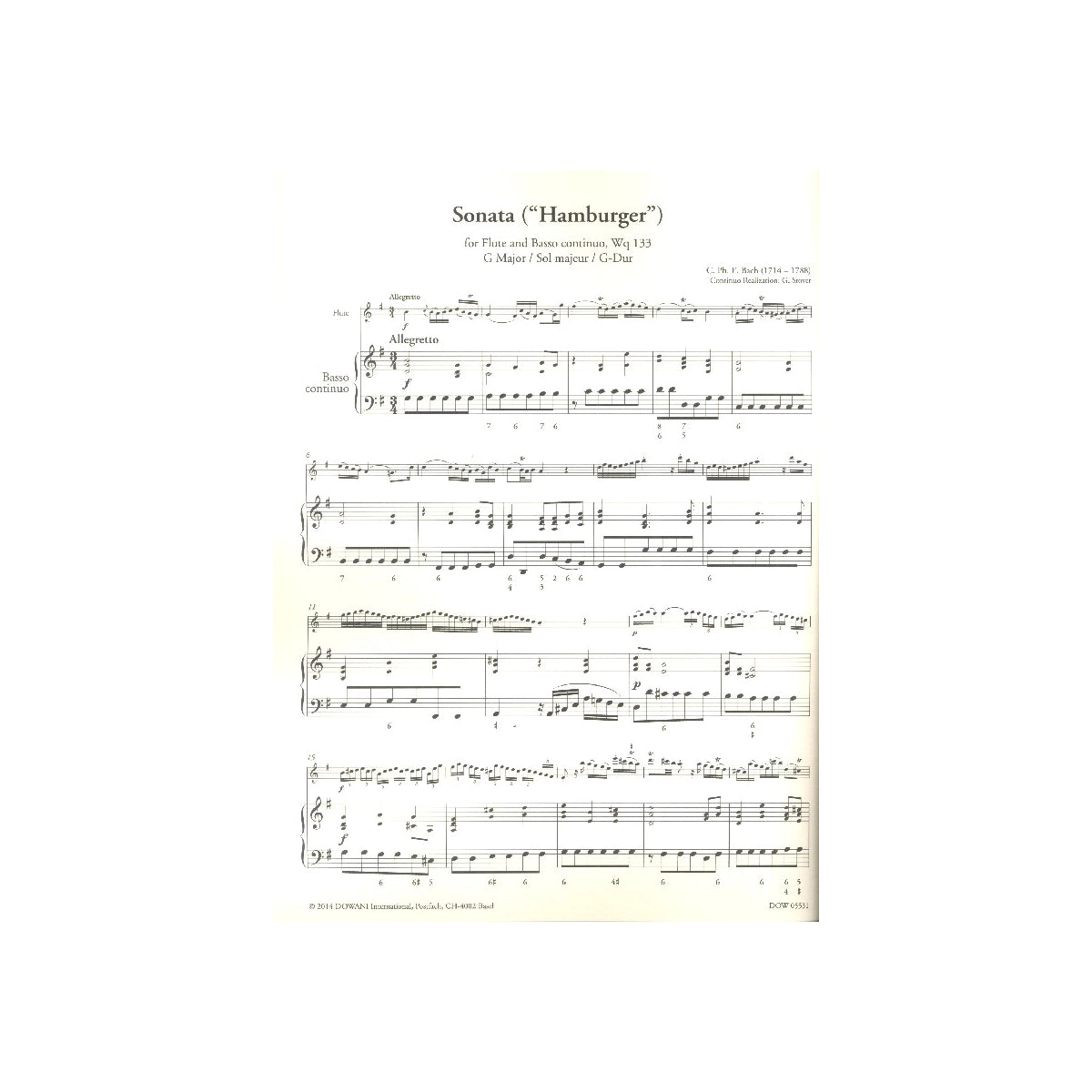Bach C.Ph.E., Hamburger Sonate