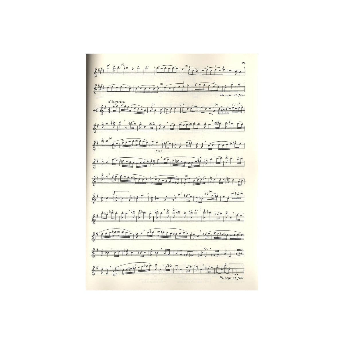 Zachert, Melodische Übungen