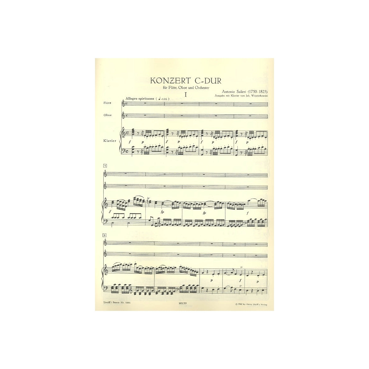 Salieri, Konzert - Fl., Ob.& Klav. View 2