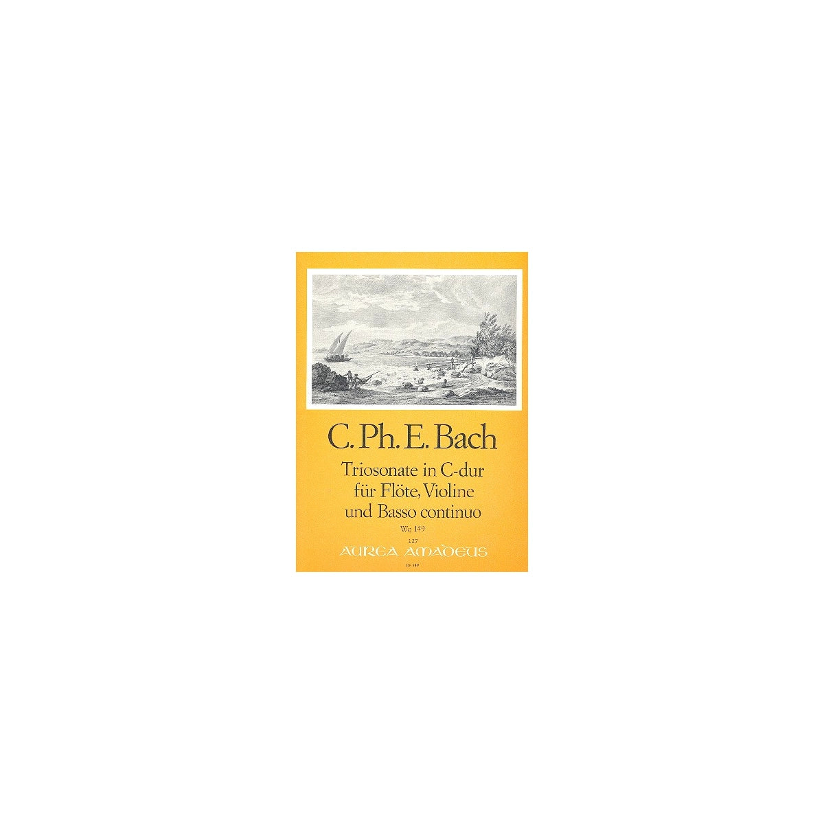 Bach C.Ph.E., Triosonate C-Dur - Fl.,Vl.,Bc.
