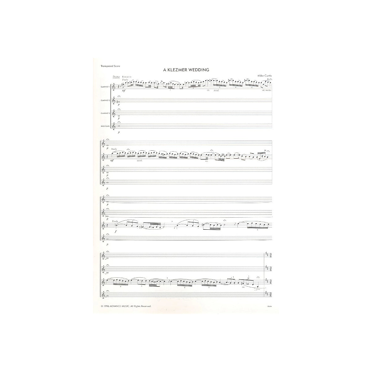 Curtis, A Klezmer Wedding