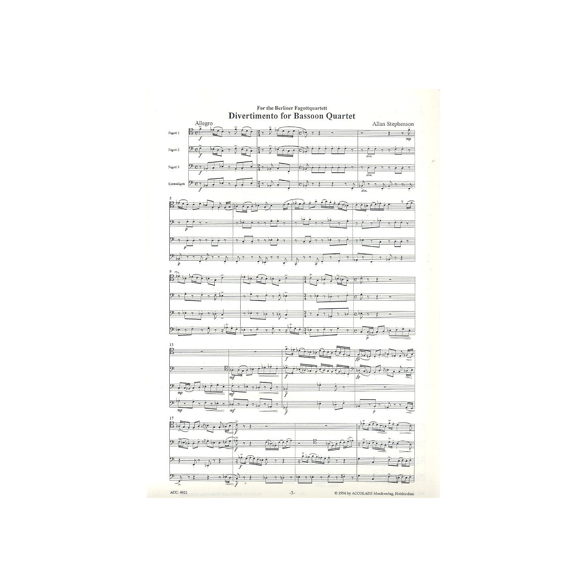 Stephenson, Divertimento View 2