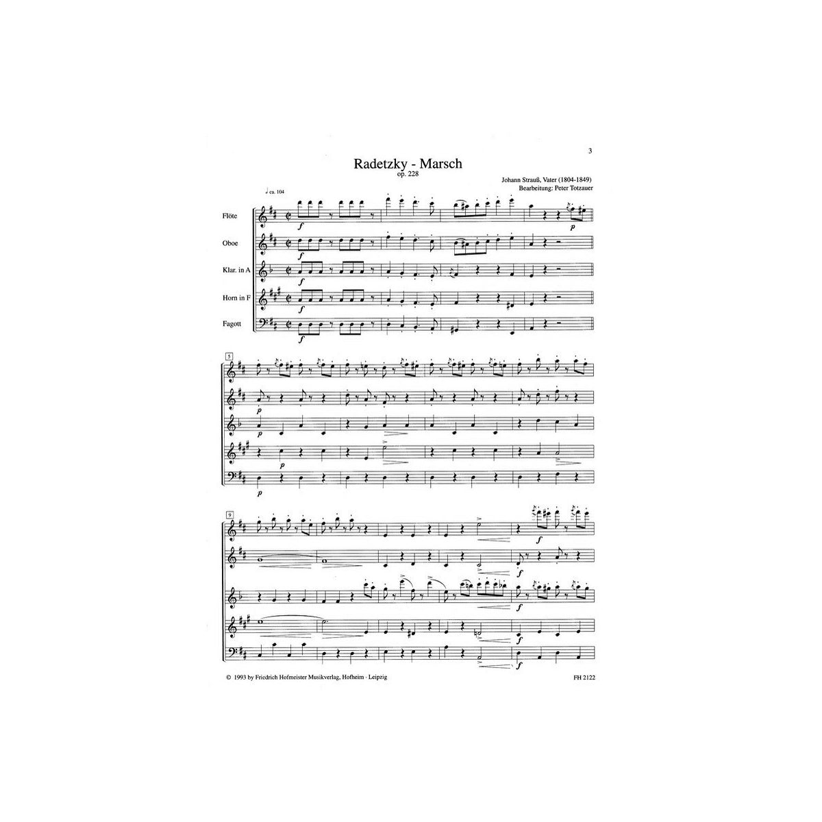 Strauss J., Radetzky-Marsch
