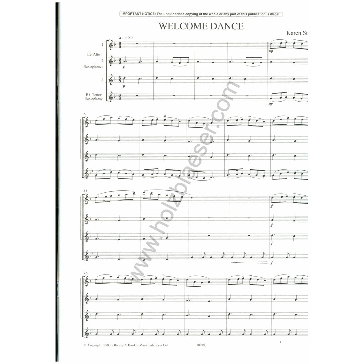 The fairer Sax Ensemble Book 3 View 1
