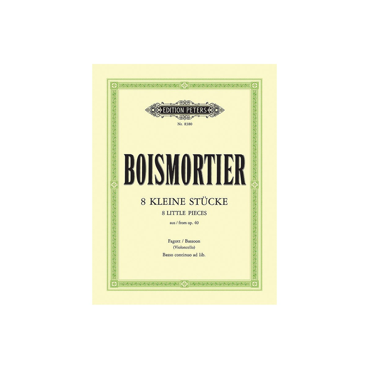 Boismortier, 8 kleine Stücke op. 40 View 1