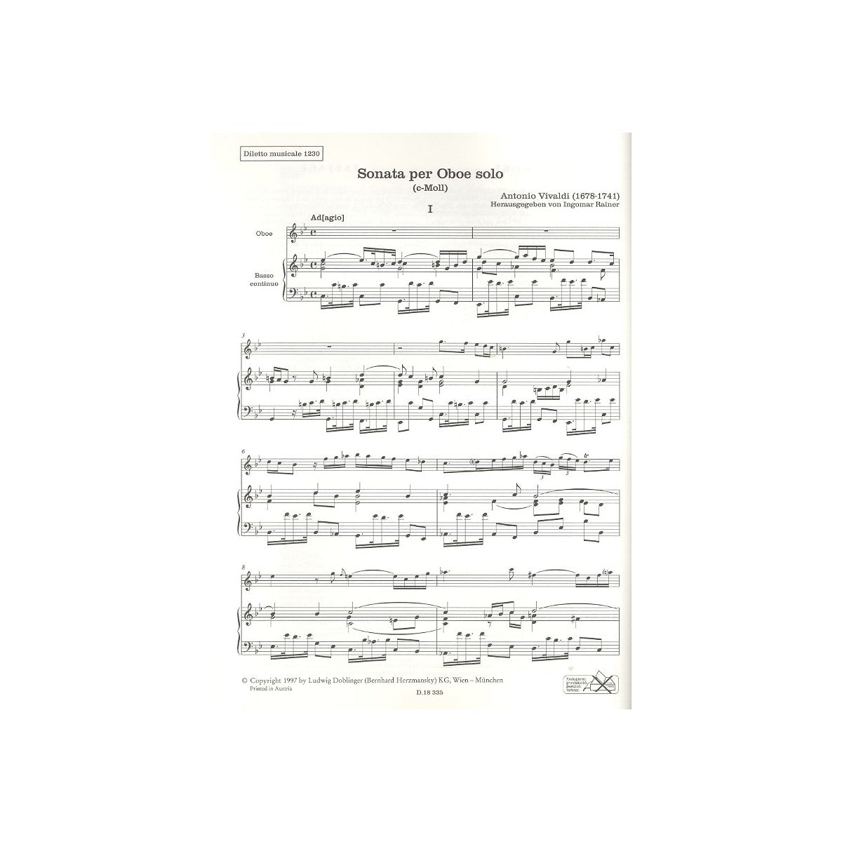 Vivaldi, Sonate c-moll View 2