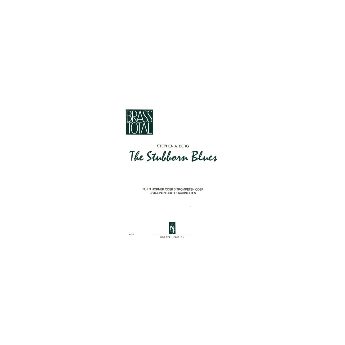 Berg, The Stubborn Blues