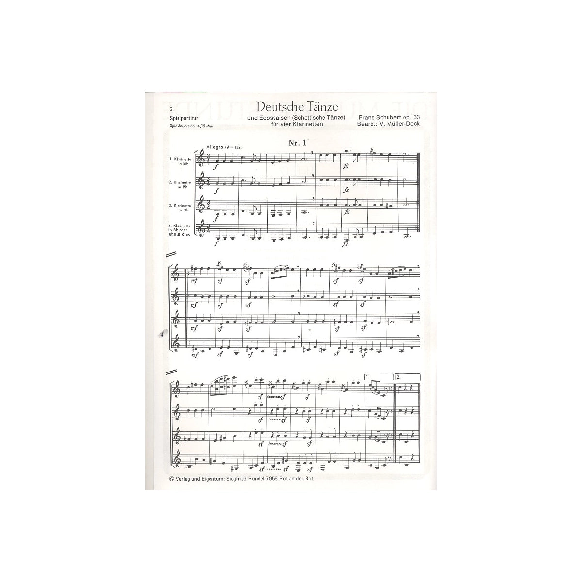 Schubert, Dt. Tänze & Ecossaisen