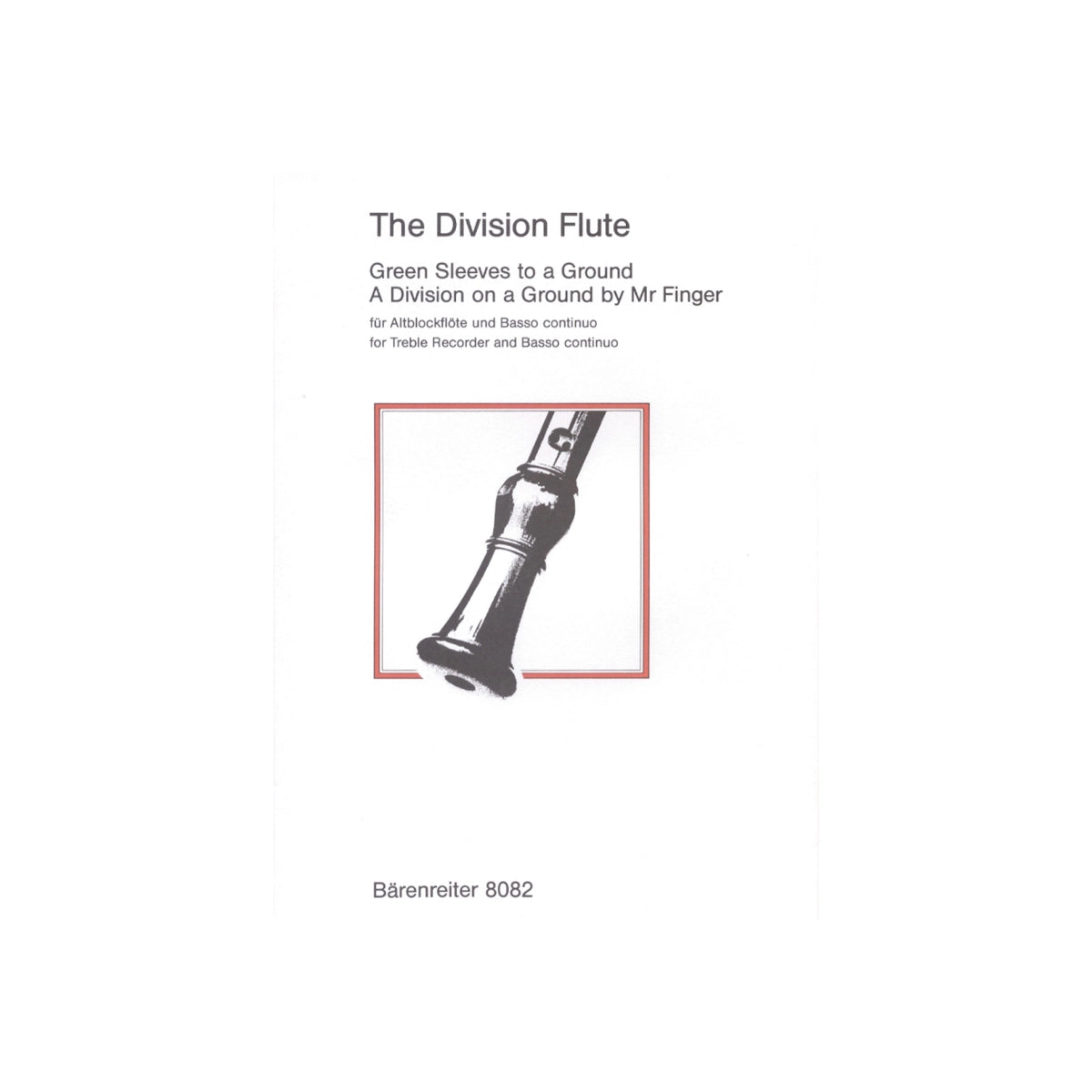 Finger, The Division Flute (Verlagskopie)