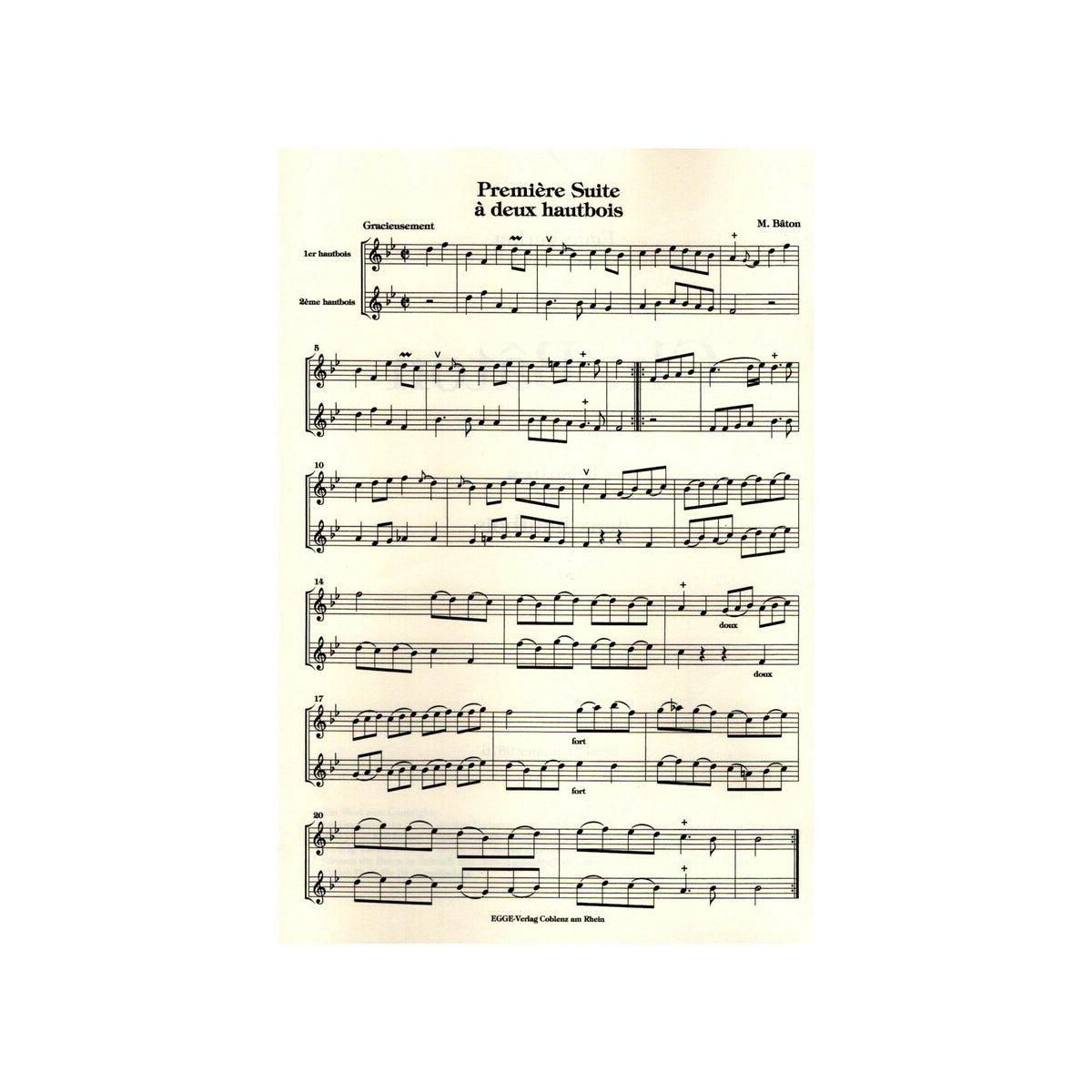 Baton, 3 Suites