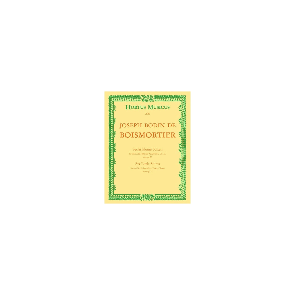 Boismortier, 6 kleine Suiten aus op.27