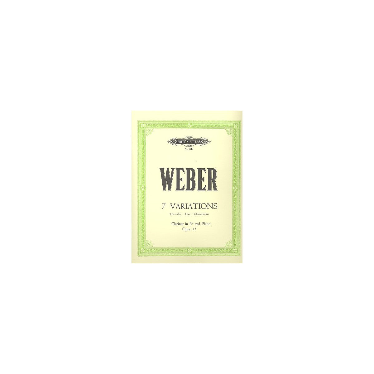 Weber, 7 Variations op.33 View 2