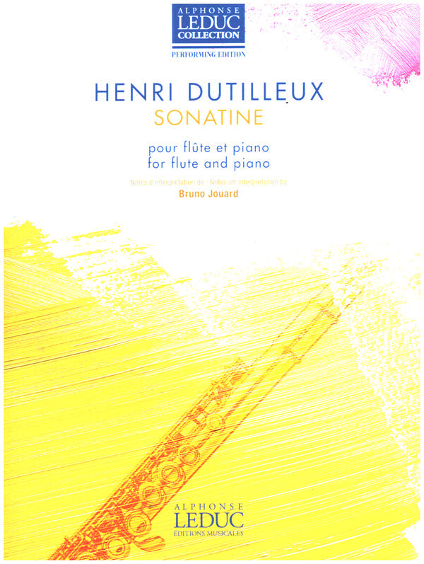 Dutilleux, Henri Sonatine pour flute et pian
