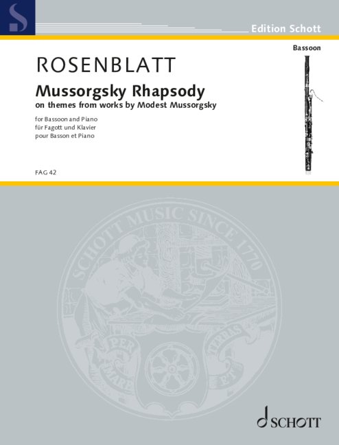 Rosenblatt, Alexander Mussorgsky Rhapsody für