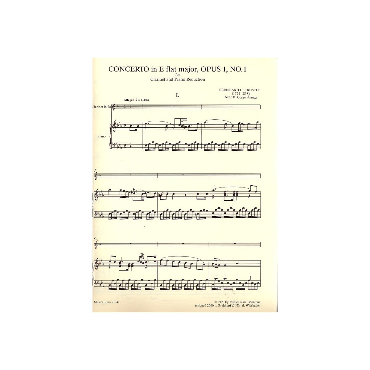 Crusell, Konzert op.1 Nr.1 Es-Dur View 1