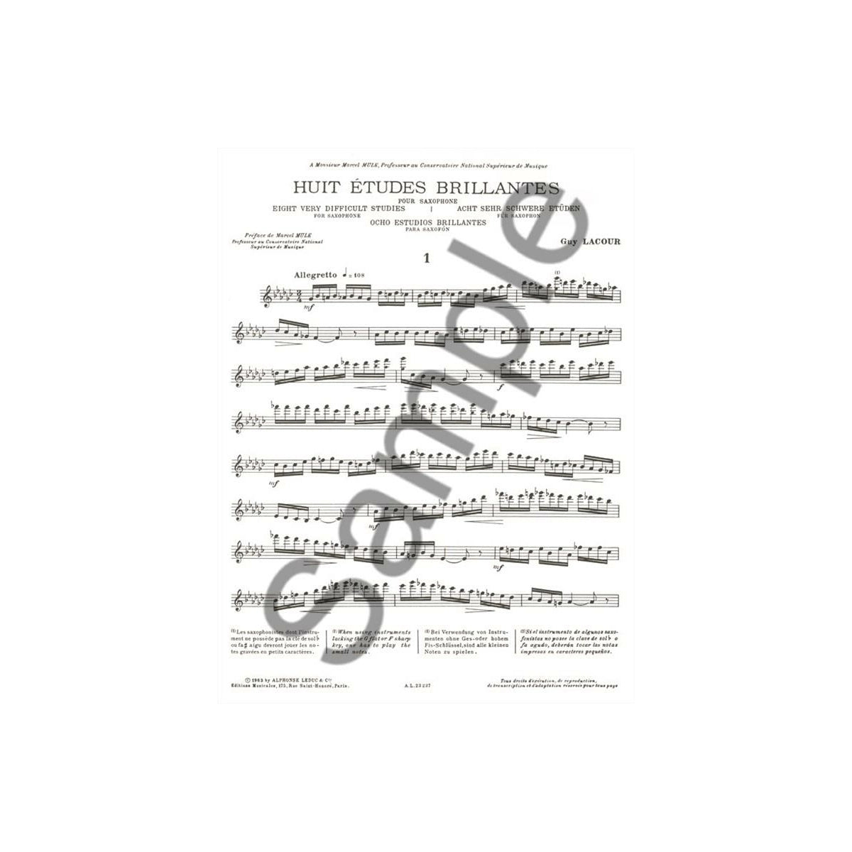Lacour, 8 études brillantes View 2