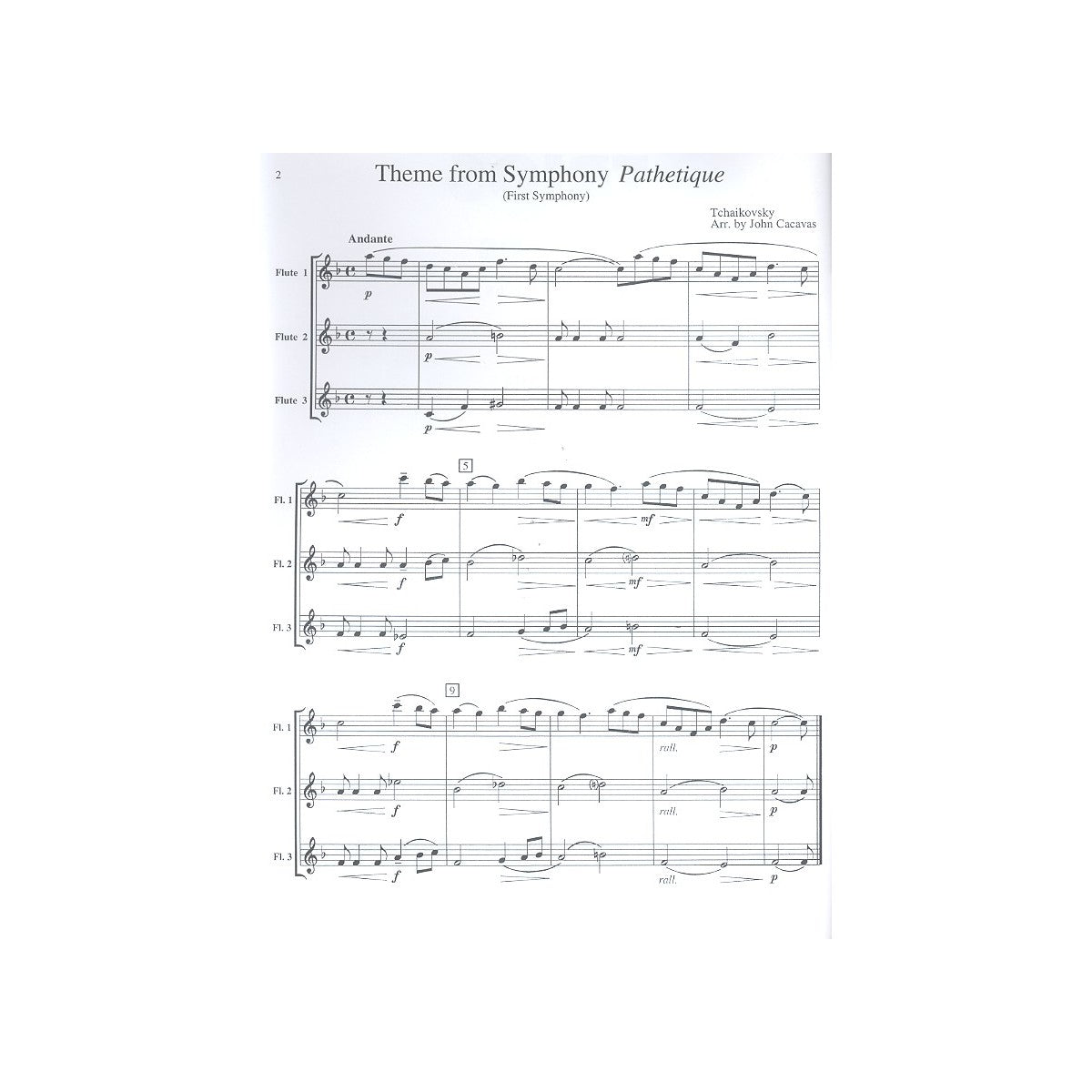 Trios for flutes (Cacavas) View 2