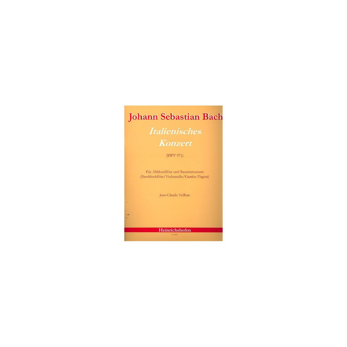 Bach, Italienisches Konzert BWV 971 View 1