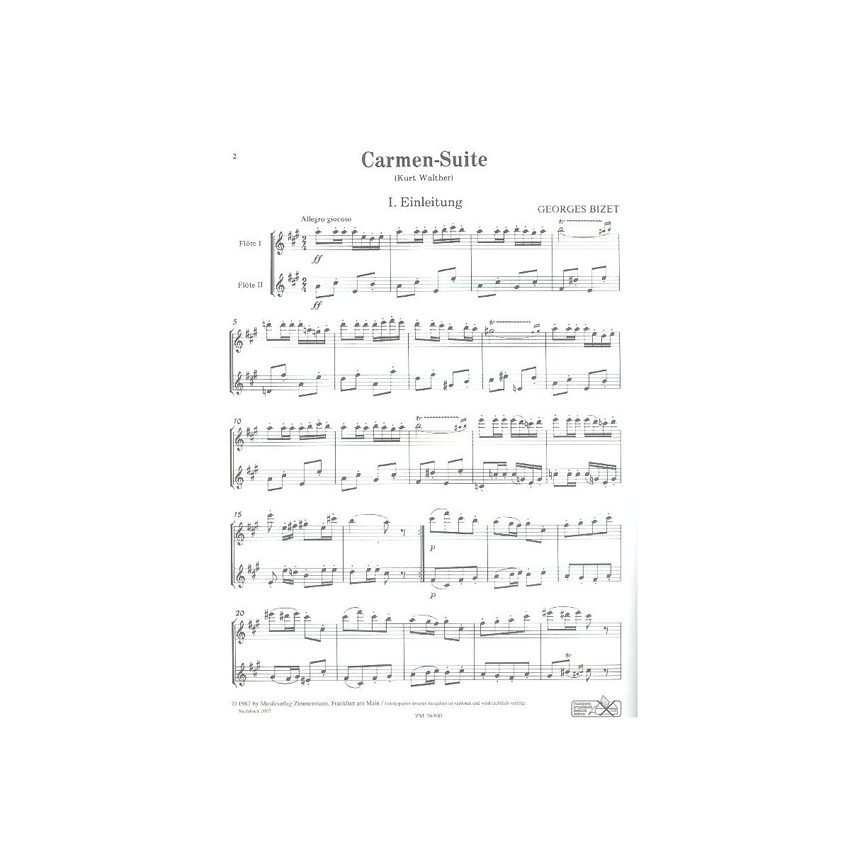 Bizet, Carmen-Suite View 2