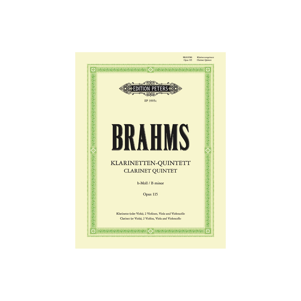 Brahms, Quintett h-moll op.115 View 2