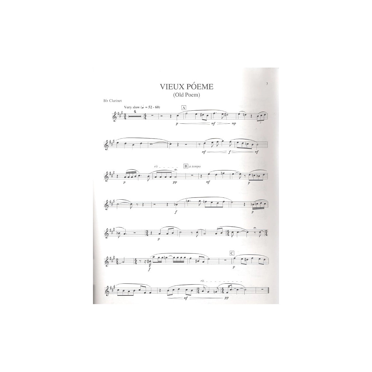 Copland for clarinet