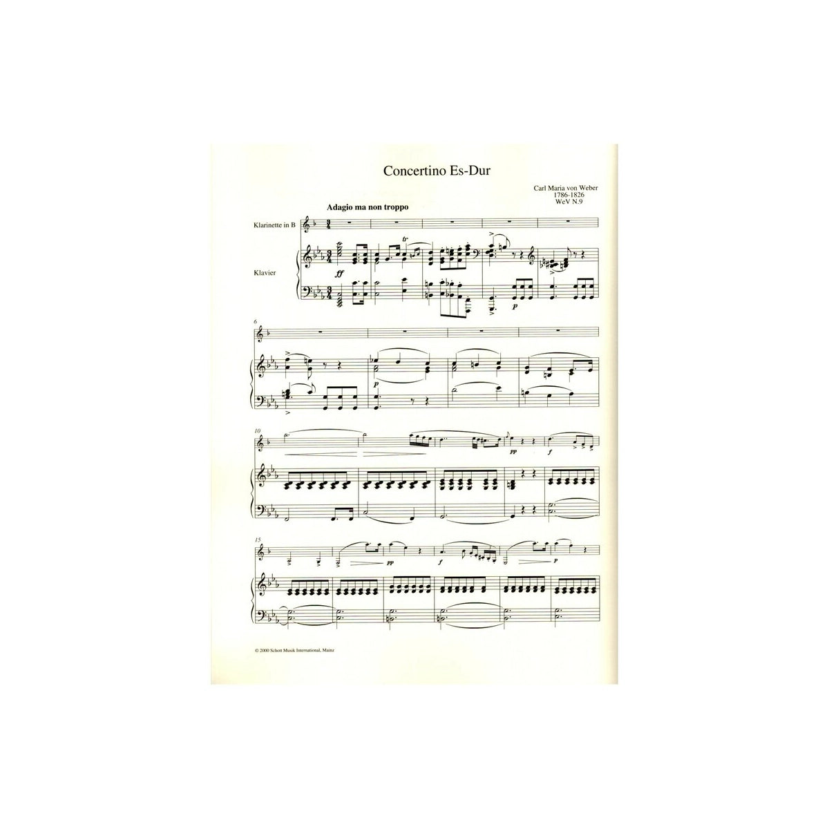 Weber, Concertino op.26