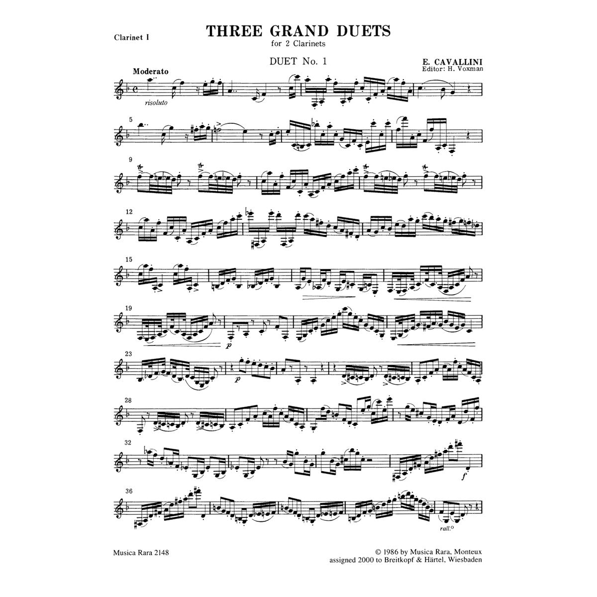 Cavallini, Drei grand duets View 1