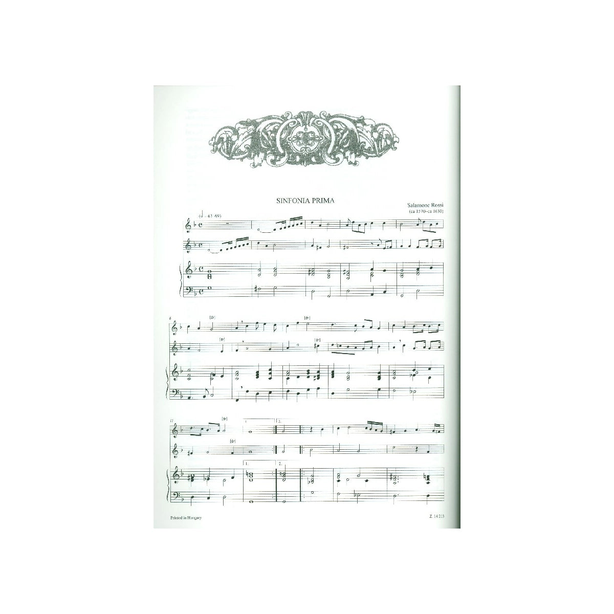 Italienische Kammermusik aus dem 17. Jhdt.