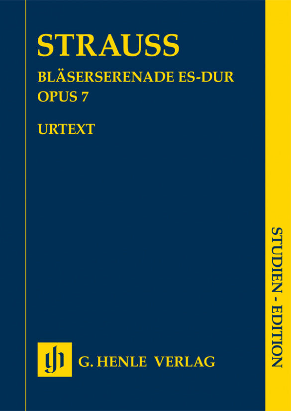 Strauss, Serenade Es-Dur op.7 Taschenpartitur