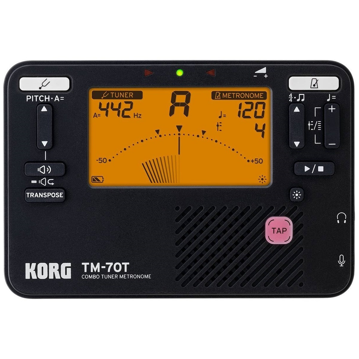 Stimmger T Metronom Korg Tm 70 Black Kombi